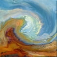 thumbnail image 2 of Bolokofsky, Ronald 12x12 White Modern Wood Framed Museum Art Print Titled - Pipeline IV, 2 of 4
