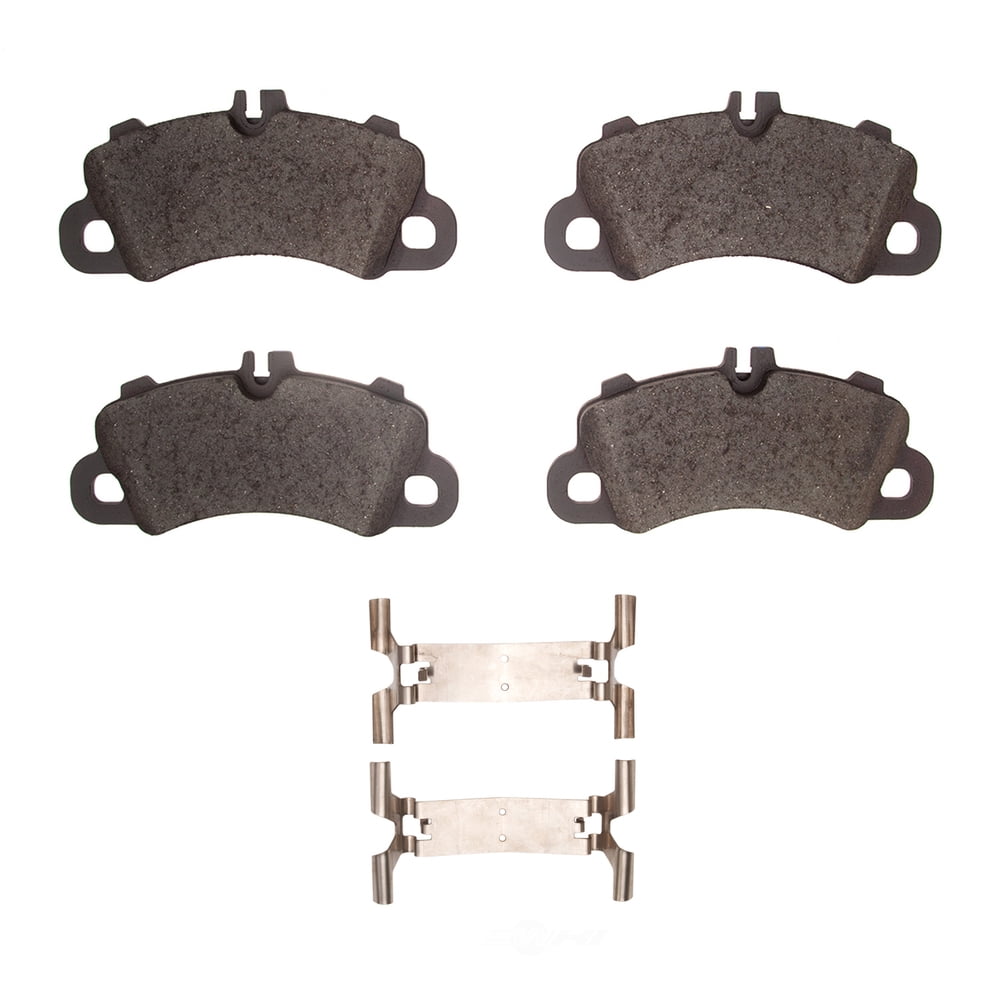 Dynamic Friction Company 1551-2192-01 DFC 5000 Advanced Brake Pads - Low Metallic and Hardware Kit
