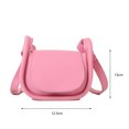 thumbnail image 3 of Bolsa bandolera de diseñador de cuero para mujer Mini de hombro con pintalabios (rosa) Likrtyny Para Estrenar, 3 of 9