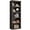 Brown, variant on Ourlova White 67.4 Inch Tall with 24.5 Inch Wide Farmhouse Wooden Bookcase with 5 Tier Storage Shelves for Living Room and Home Office