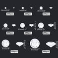 thumbnail image 5 of 1400pcs Clear Cubic Zirconia Stone 8 Sizes Grade A Faceted CZ Diamante Rhinestone Gems, 5 of 6