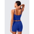 thumbnail image 4 of CRZ YOGA Butterlift Padded Workout Longline Sports Bras for Women U Back Crop Tank Tops, 4 of 7