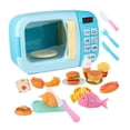 thumbnail image 3 of Juego de cocina de microondas con comida falsa, juguete de cocina de microondas para regalo educativo 31 Uds., 3 of 9
