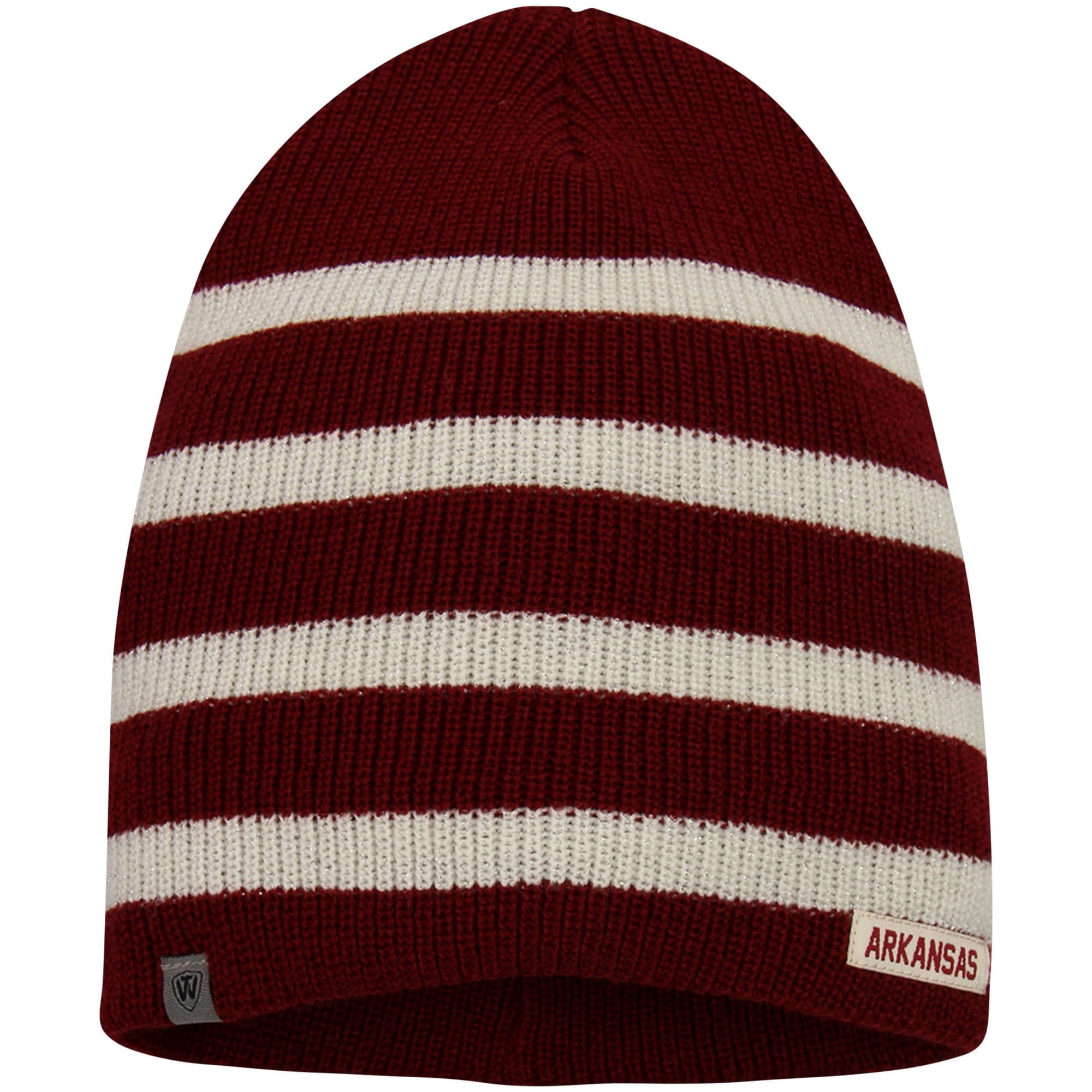 Rainbow Knit Beanie - Cardinal - OSFA 