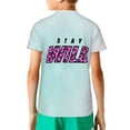thumbnail image 2 of Ben Azelart Stay Wild Kids T-Shirt 3d Printed Graphic T-Shirts Boys And Girls Short Sleeve Shirts For Youth Kids X-Small, 2 of 7