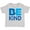 AC-Heather Grey, variant on Be Kind Logo in Blue Boys or Girls Toddler T-Shirt
