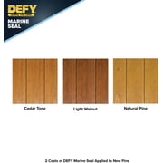Marine Seal Wood Dock Stain & Sealer - Semi-Transparent Stain for Marinas, Boat Docks, Piers 1 Gallon, Natural Pine