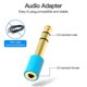 thumbnail image 4 of Cable auxiliar Yuxing 6,5 mm a 3,5 mm Azul, 4 of 5