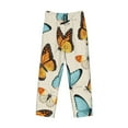 thumbnail image 4 of Fotbe Men'S Butterfliesclassic Pajama Pants With Elastic Waist And Drawstring Pockets，Pajama Pants Mens Lounge Pants Super Soft, 4 of 9