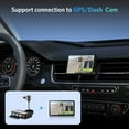 thumbnail image 6 of BESTEK 180W Cigarette Lighter Splitter, 3 Socket Car Cigarette Lighter Adapter with PD36W/65W and QC3.0 18W*4 Fast USB Charging Ports, LED Voltage Display 12V/24V DC Outlet Cigarette Lighter Splitter, 6 of 8