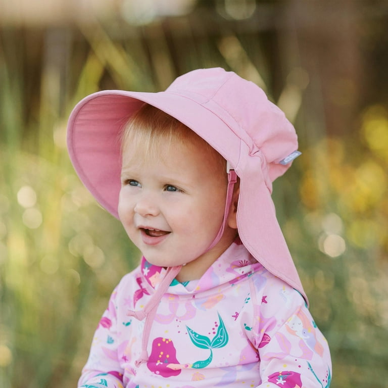 Jan & Jul Adjustable UPF Sun-hat for Girls with Wide Brim (xl: 6-12 Years, Pretty Pink)
