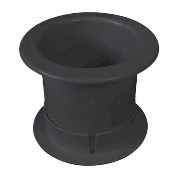 2-1/2"" DUALLY GROMMET BLACK SINGLE
