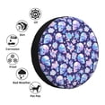 thumbnail image 4 of Naloa flower Skull starry sky PVC Leather Spare Tire Wheel Cover for Car Truck SUV Camper Trailer Universal Fit many size17 inch, 4 of 6