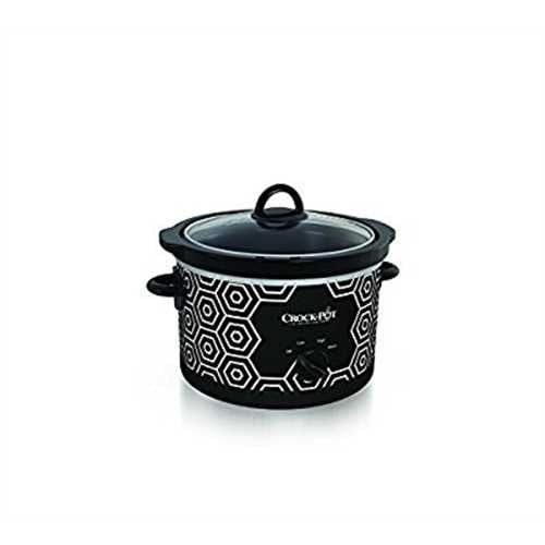 Crock-Pot 4.5-Quart Slow Cooker, Manual, Black/White Pattern - Walmart
