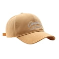 thumbnail image 2 of Men's and Women's Embroidered Baseball Caps, Vintage Washed Canvas Dad Hat with UPF Sun Protection, Adjustable Strap for Running, Workout and Outdoor Activities, 2 of 6
