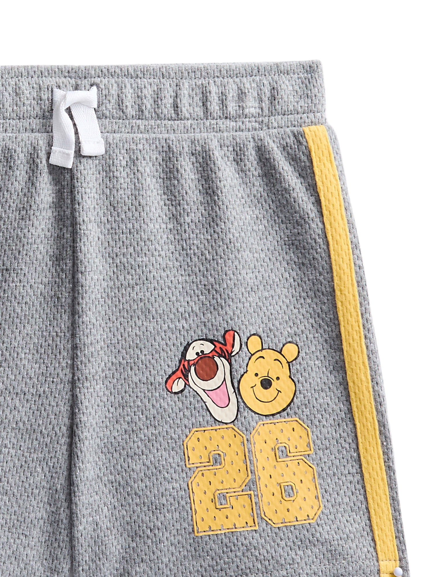 Winnie the Pooh Baby Boys Athletic Graphic T-Shirt and Shorts Set, 2-Piece, Sizes 0/3M-24M