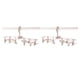 thumbnail image 2 of Toystoory Tendedero plegable de 12 clips, ropa interior plegable multifuncional, pinzas para calcetines, pinzas de plástico para ropa, colgador caqui 2piezas, 2 of 6