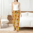 thumbnail image 4 of Balery Daisy maple fall Pantalones de pijama para mujer, pijamas ultraligeros, pantalones de estar por casa-XX-Large, 4 of 6
