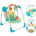 thumbnail image 4 of SILLA MECEDORA PARA BEBE IMPORTACIÓN COLUMPIO PORTÁTIL LEÓN AZUL, 4 of 5