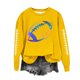 thumbnail image 2 of Ailaofu Womens Long Sleeve Shirt Pullover Tops, Loose Casual Crewneck T-Shirt Lightweight Sweatshirt, 2 of 3