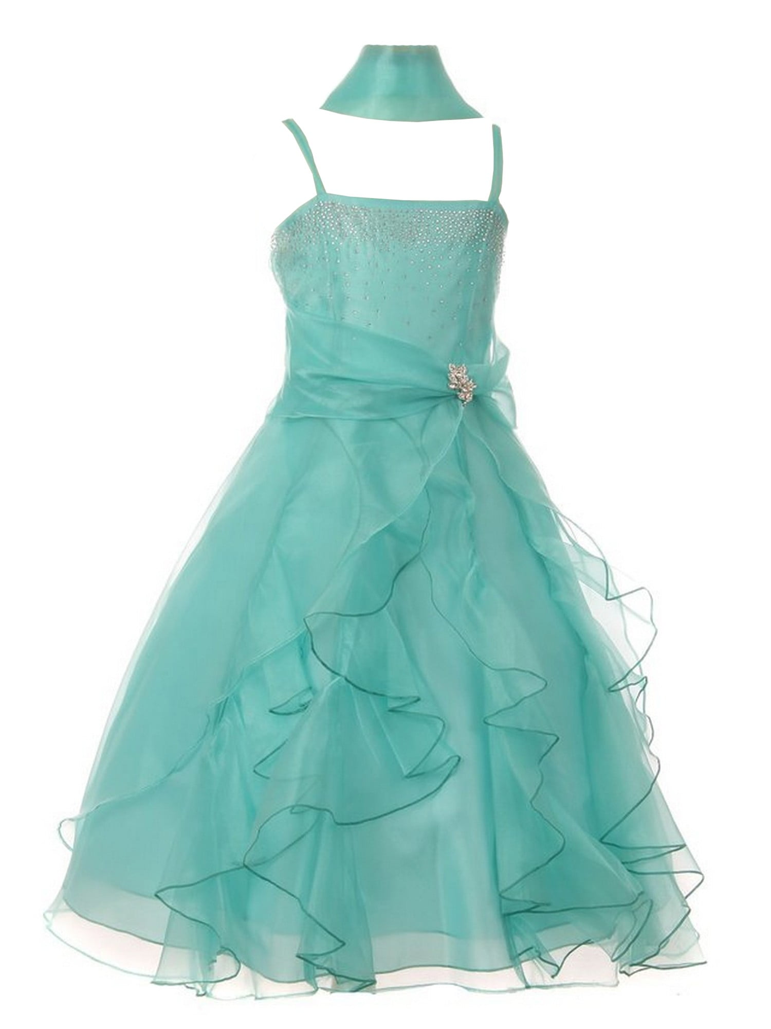 cyan bridesmaid dresses
