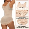 thumbnail image 4 of MISS COCOLI Shapewear Bodysuit for Women High Waist Trainer Tummy Control Plus Size Body Shaper Compression Bodysuit, 4 of 5