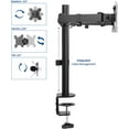 thumbnail image 3 of VIVO Dual LCD LED Monitor Desk Mount Stand Heavy Duty Fully Adjustable, Fits 2 Screens up to 27", 3 of 5