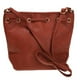 thumbnail image 4 of Fashion Lady Bohemian Stripe Bucket Bag con bolsa de hombro inclinada Regalos para mujeres marrón, 4 of 9