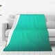 thumbnail image 1 of Balery Turquoise Light Blue Manta de Felpa Suave y Acogedora – Cobija de Franela Aterciopelada para Cama, Lavable y Cálida para Sofá, Mascotas, Transpirable-40"x30", 1 of 7