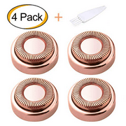 Finishing Touch Flawless, Replacement Heads for Original Facial Hair Remover, As Seen on TV, 4Pc