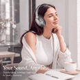 thumbnail image 6 of Y08 Over-Ear Headphones Bluetooth 5.4 Active Noise Cancelling Hi-Res Audio 50H Playtime Space Gray, 6 of 6