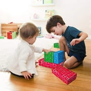 Exercise N Play Jumbo Blocks Set Durability 3 to 6 Years Extra-Thick Cardboard, 40 Pieces