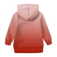 thumbnail image 4 of TQWQT Girls Hoodie Size 10-12 Oversized Gradient Hooded Sweatshirts Long Sleeve Pullover Top Cute Kids Preppy Clothes 7-8 Years, 4 of 4