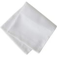 thumbnail image 2 of White Denley Woven Textured Satin Stripe 52 x 70 inch Rectangle Fabric Dining Tablecloth, 2 of 4