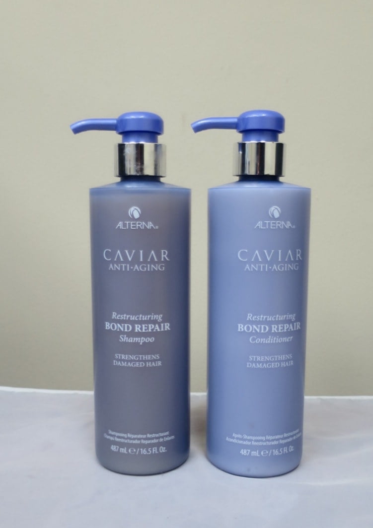 Alterna Caviar Restructuring Bond Repair Shampoo and Conditioner 16.5