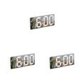 thumbnail image 1 of Advancent Reloj despertador Digital con Control de voz, fecha de temperatura, modo de repetición, reloj con espejo, relojes, decoración del Type1, 1 of 6