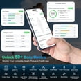 thumbnail image 3 of Arboleaf Smart Body Fat Scale – 8-Electrode Full Body Composition Analyzer, Bluetooth Bathroom Scale with App, 400lb Capacity, Large Display, 3 of 8