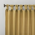 thumbnail image 2 of Archaeo Washed Cotton Twist Tab Curtain, 52"W X 84"L, Mustard Yellow, 2 of 8