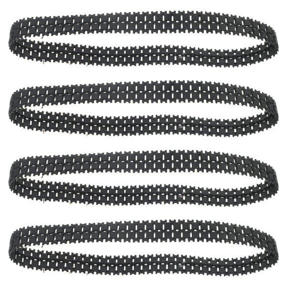 4 Pcs Model Rubber Tank Track Crawler Remote Control Car