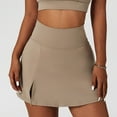thumbnail image 1 of MKLEKYY Pantalones Cortos de Mezclilla para Mujer, Pantalones Cortos de Cintura Alta Elástica con Volantes Plisados, Pantalones Cortos Casuales Fluidos para Playa, Falda, 1 of 4