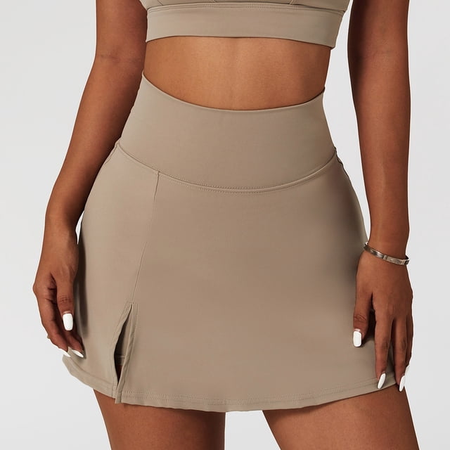 MKLEKYY Pantalones Cortos de Mezclilla para Mujer, Pantalones Cortos de Cintura Alta Elástica con Volantes Plisados, Pantalones Cortos Casuales Fluidos para Playa, Falda
