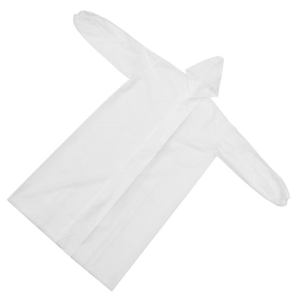 Raindrops  Waterproof Trousers and Jacket Coat Raincoat Men Women White