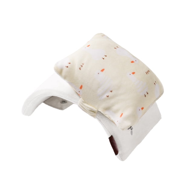 Almohada de viaje con reposacabezas Happy: duerma boca abajo con The