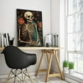 thumbnail image 2 of ARISTURING  Skeleton And Black Cat, Flower Wall Decor Poster for Room Aesthetics Canvas Art Poster And Wall Art Picture Print Modern Family Bedroom Decor Posters, 2 of 4