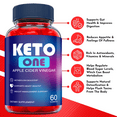 thumbnail image 4 of (2 Pack) Keto One Keto ACV Gummies - Supplement for Weight Loss - Energy & Focus Boosting Dietary Supplements for Weight Management & Metabolism - Fat Burn - 120 Gummies, 4 of 6