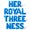 Blue, variant on Letter Balloons - HER ROYAL THREE NESS 16" Inch Alphabet Letters Foil Mylar Balloon 3rd Birthday Party Banner (Gold)