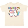 thumbnail image 3 of Inktastic I Believe in You Cute Rainbow Unicorns Boys or Girls Toddler T-Shirt, 3 of 5