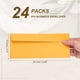 thumbnail image 2 of Uxcell 24 Paquete de Sobres Comerciales Dorados #10, Sobres de Carta de Sello Autoadhesivo, 2 of 6