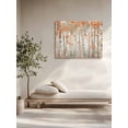 thumbnail image 5 of Orange Grey Forest Wall Art for Living Room,Canvas Picture Wall Decor for Bathroom Bedroom,Grey Modern Art Oil Painting Painting Artwork for Office Kitchen Hallway Dining Room Home Decor 12"x16", 5 of 8