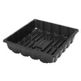thumbnail image 2 of SUNPACK 10” x 10” Extra Strength Plastic Seed Starting Tray, Black, 2.5" - No Drainage Holes, Ideal for Greenhouses and Indoor Gardening - Made of BPA-Free Plastic, 2 of 3